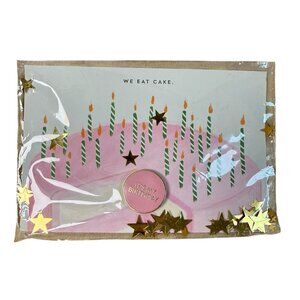 Kate Spade New York Its My Birthday Pin Button Customer Gift Gold Stars